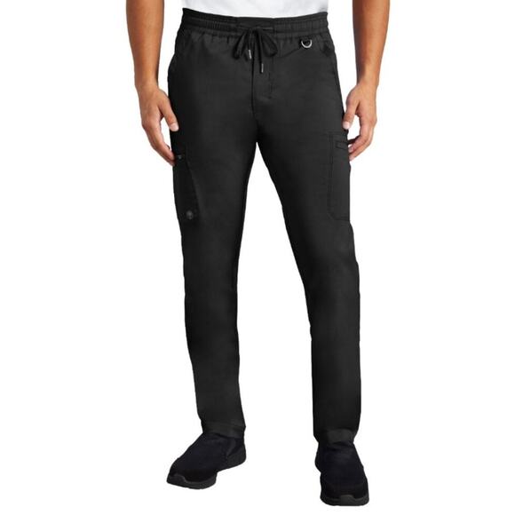 Healing Hands Purple Label Daniel Elastic Waist Cargo Pants Black M - Picture 1 of 13
